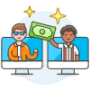 Online Contract 1 Illustration from UX Colors Set