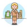 Package Manager 2 Illustration from UX Colors Set