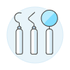 Dentistry Tools Illustration from UX Colors Set