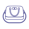 BEIGE Yellow Purse Illustration from UX Line Set