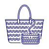 ZIGZAG PATTERN Purse Illustration from UX Line Set