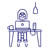 Hacker Working 2 1 Illustration from UX Line Set