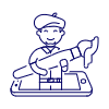 Graphic Designer 1 Illustration from UX Line Set