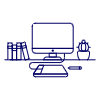 Workspace 1 Illustration from UX Line Set