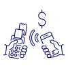 NFC Payment 1 Illustration from UX Line Set