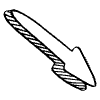 Arrow With Shadow Element from Beveled Scribbles Set