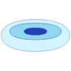 Elipse Double Line Shade Element from Volumetric Shapes Set