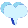 Heart Bubble Line Shade Element from Volumetric Shapes Set