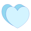 Heart Line Shade Element from Volumetric Shapes Set