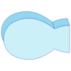 Oval Fish Line Shade element - Free transparent PNG, SVG. No Sign up needed.