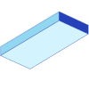 Rectangle Cuboid Line Shade 3 Element from Volumetric Shapes Set