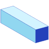 Rectangle Cuboid Line Shade 4 Element from Volumetric Shapes Set