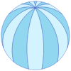 Sphere Circle Globe Line Shade Element from Volumetric Shapes Set