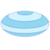 Sphere Oval Globe 1 Line Shade Element from Volumetric Shapes Set