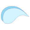Splash Line Shade Element from Volumetric Shapes Set