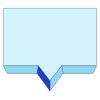 Square Bubble Line Shade 2 Element from Volumetric Shapes Set