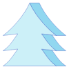 Triangle Tree Line Shade element - Free transparent PNG, SVG. No Sign up needed.