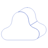 Cloud Line 2 Element from Volumetric Shapes Set