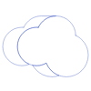Cloud Line 3 Element from Volumetric Shapes Set