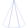 Cone Oval Line Element from Volumetric Shapes Set