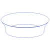 Elipse Bowl Line Element from Volumetric Shapes Set