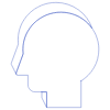 Face Head Line Element from Volumetric Shapes Set