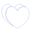 Heart Line Element from Volumetric Shapes Set