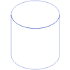 Oval Cylinder Line 3 Element from Volumetric Shapes Set