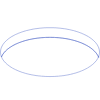 Oval Line 1 Element from Volumetric Shapes Set