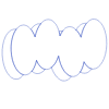 Oval Vertical Line 2 Element from Volumetric Shapes Set