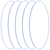 Oval Vertical Line Element from Volumetric Shapes Set