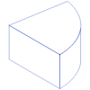 Pie Curve Cube Line Element from Volumetric Shapes Set