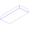 Rectangle Cuboid Line 3 Element from Volumetric Shapes Set