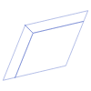 Rectangle Oblique Line Element from Volumetric Shapes Set