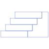 Stairs Line 1 Element from Volumetric Shapes Set
