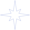 Star Sparkle Line 7 Element from Volumetric Shapes Set