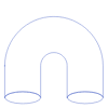 Tube Cylinder Spring Line 2 Element from Volumetric Shapes Set