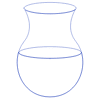 Vase Line Element from Volumetric Shapes Set