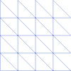 Triangle Oblique Pattern Element from Volumetric Shapes Set