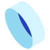 Oval Oblique Shade Element from Volumetric Shapes Set