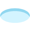 Oval Shade 1 Element from Volumetric Shapes Set
