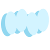 Oval Vertical Shade 2 Element from Volumetric Shapes Set