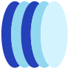 Oval Vertical Shade Element from Volumetric Shapes Set