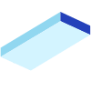 Rectangle Cuboid Shade 3 Element from Volumetric Shapes Set