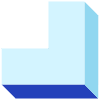 Rectangle Stairs Cuboid 2 Shade Element from Volumetric Shapes Set