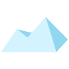 Triangle Pyramid Mountain Shade Element from Volumetric Shapes Set