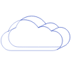 Cloud Wireframe 1 Element from Volumetric Shapes Set