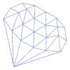 Diamond Wireframe 1 element - Free transparent PNG, SVG. No sign up needed.