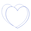 Heart Wireframe Element from Volumetric Shapes Set