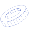 Oval Ring Oblique Wireframe element - Free transparent PNG, SVG. No sign up needed.